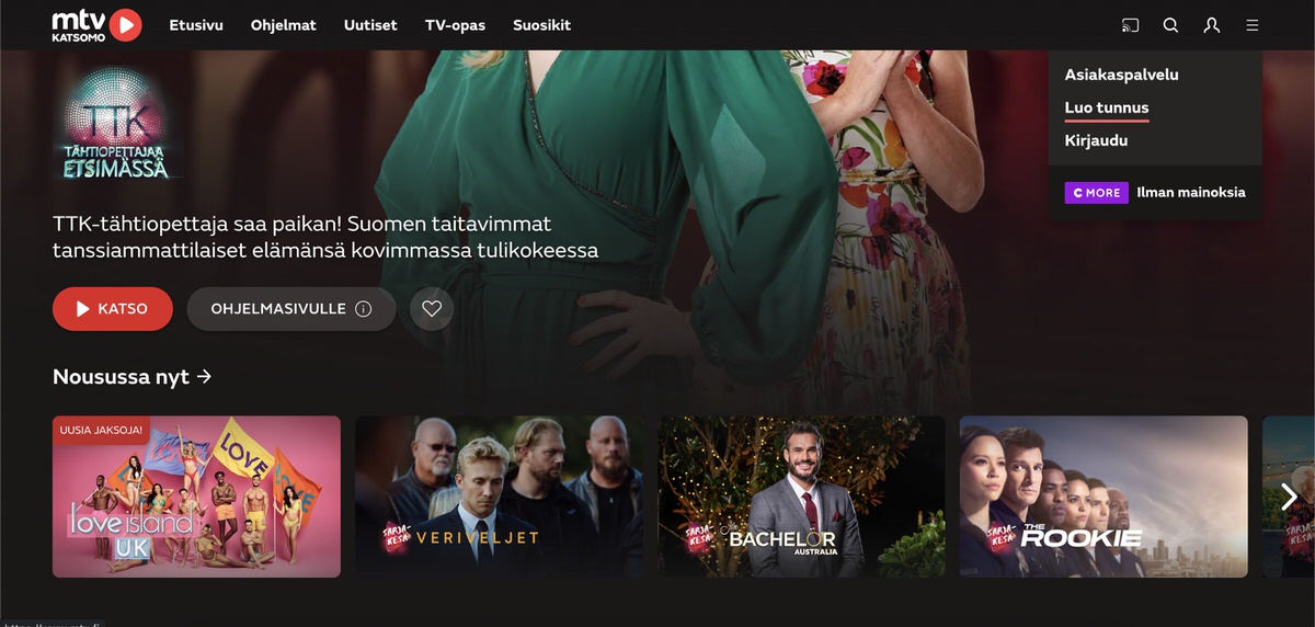 Miten katsella MTV Katsomoa ulkomailla VPN:n avulla?